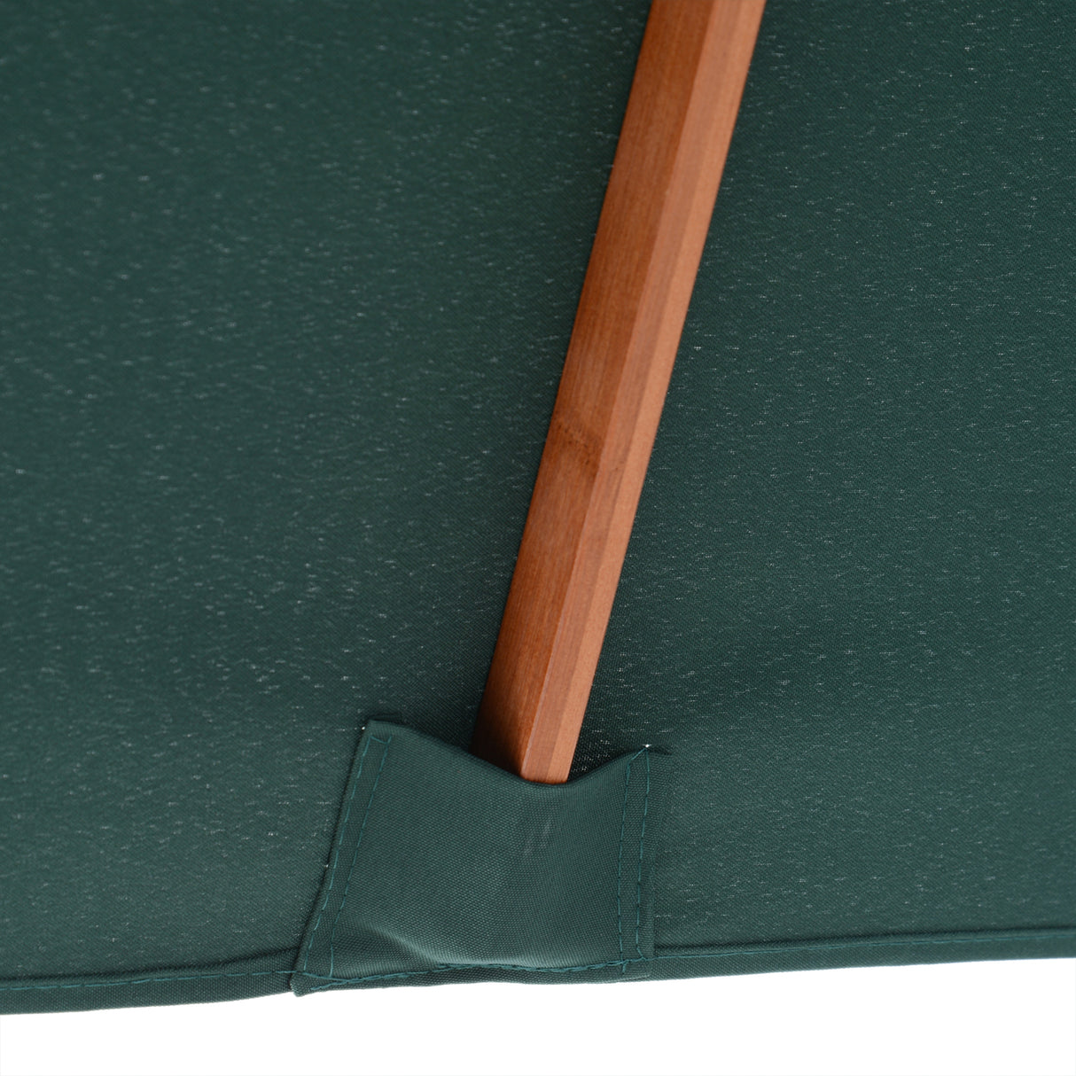 easycomfort easycomfort ombrellone rettangolare in bambu e poliestere anti uv verde 2x1 5x2 3m