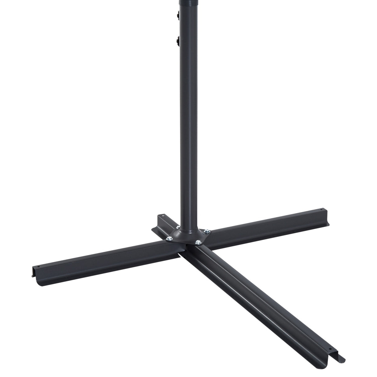 easycomfort easycomfort ombrellone impermeabile decentrato verde struttura in acciaio con manovella 300 x 250 cm