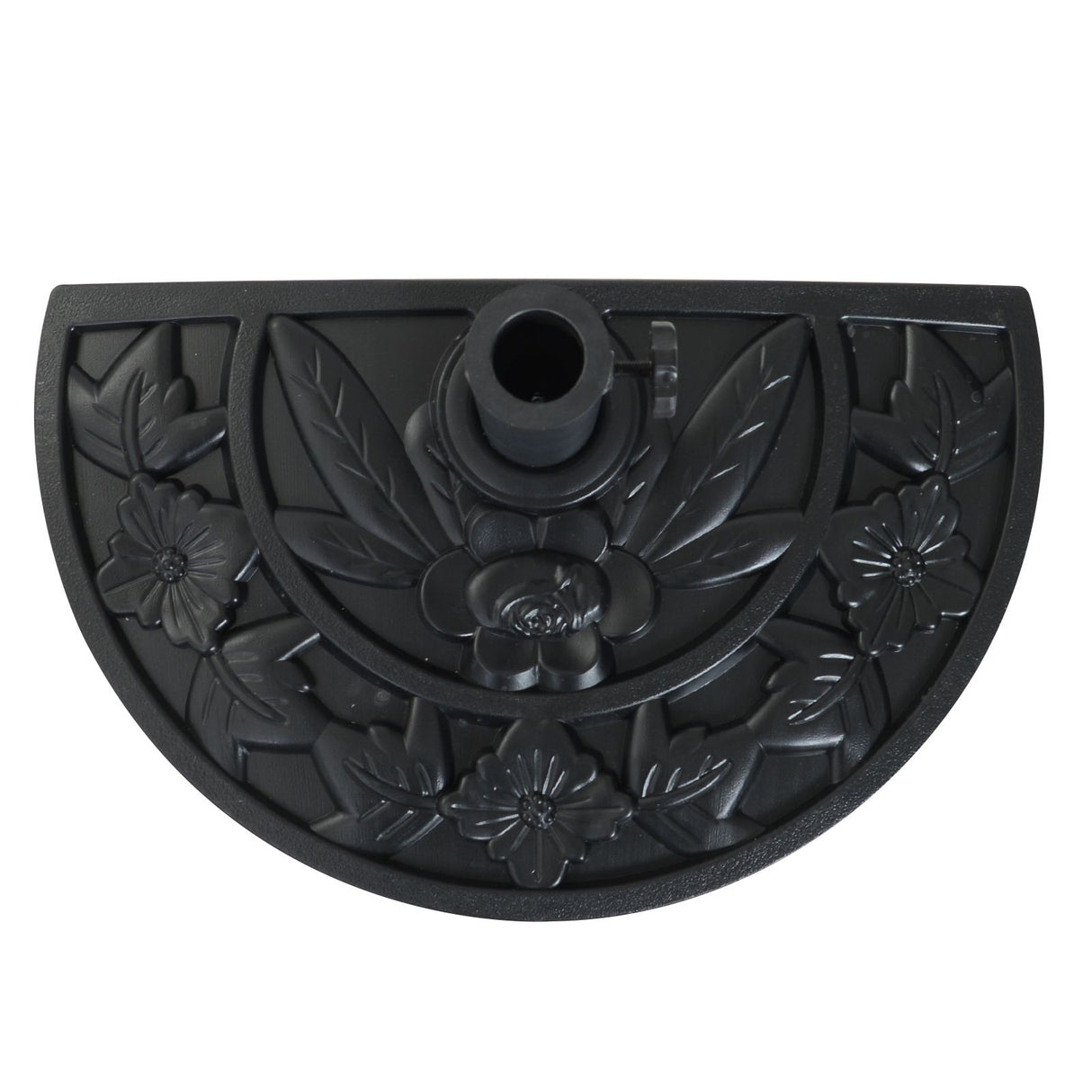 easycomfort easycomfort base per ombrellone mezzaluna 9kg in cemento