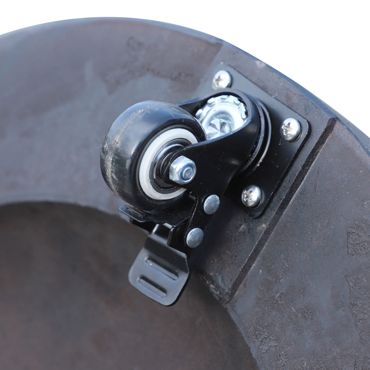 easycomfort easycomfort base per ombrellone da 38mm e 48mm in resina e acciaio nero 52 x 41cm