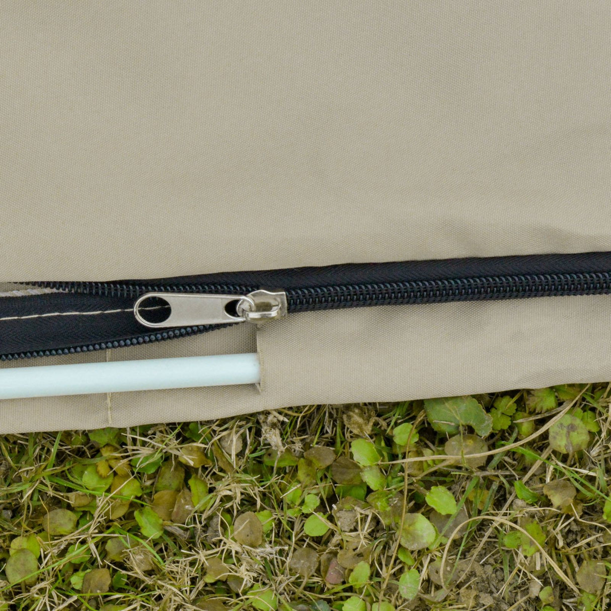 easycomfort easycomfort copertura per ombrellone impermeabile antistrappo cachi 57x160cm