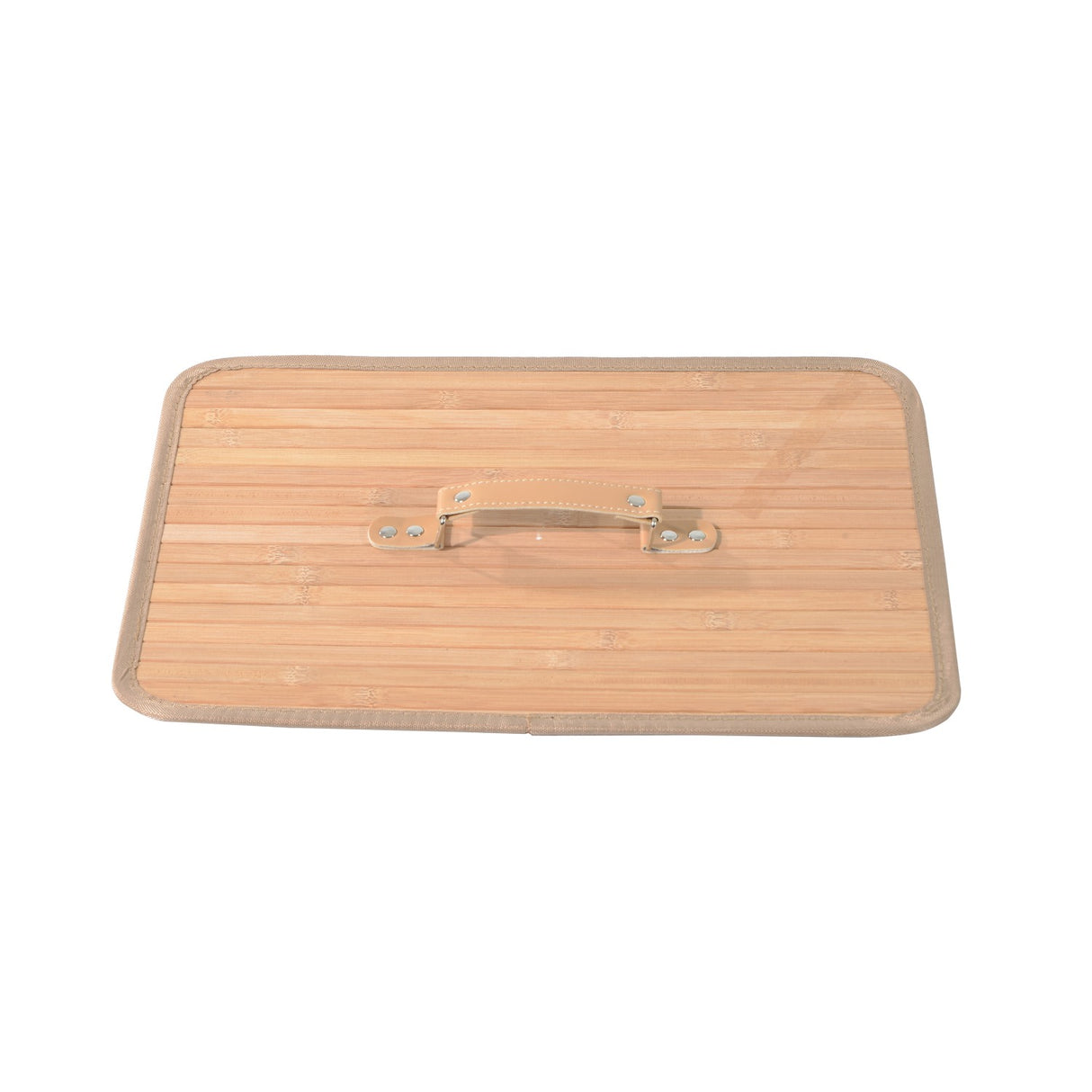 easycomfort easycomfort cesta portabiancheria in bambu con coperchio e fodera rimovibile 40 x 30 x 60cm naturale