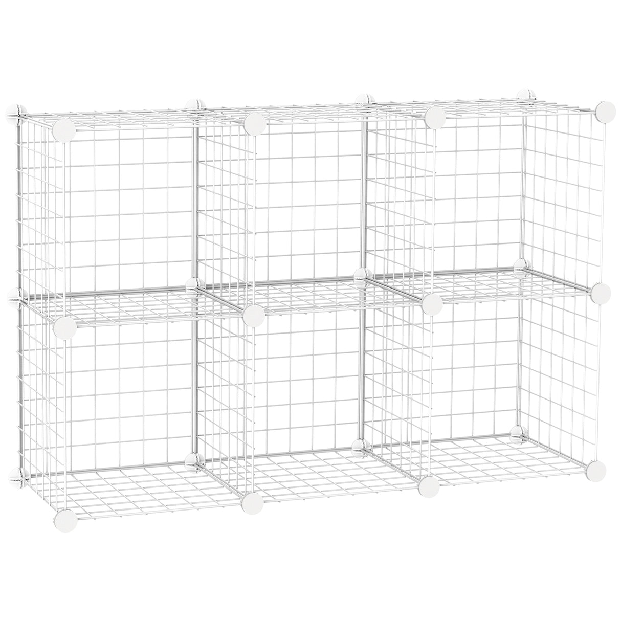 easycomfort easycomfort mobile scarpiera modulare salvaspazio 6 cubi 30x30x30 cm in acciaio e pp 94x32x94 cm bianco