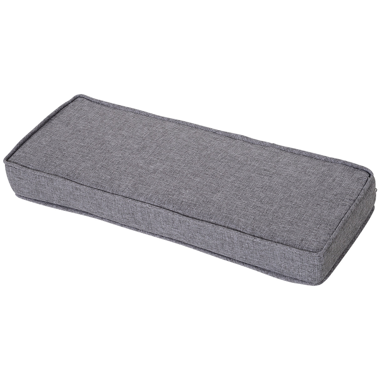 easycomfort salotto da giardino in rattan da 7 pezzi con tavolino e divano modulabile con cuscini grigio