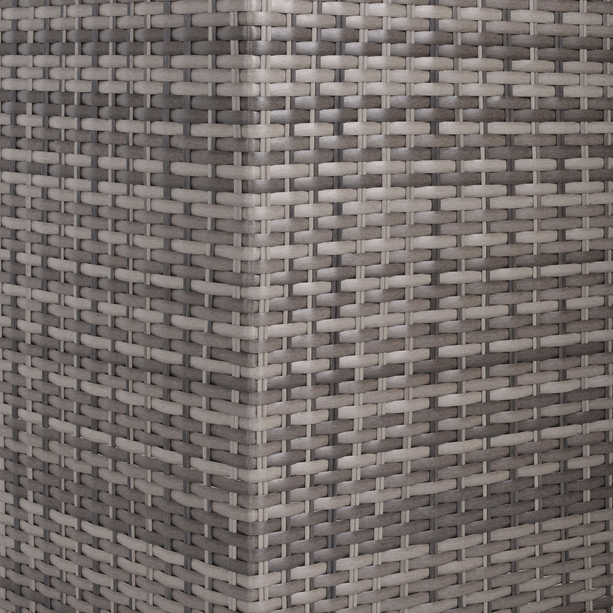 easycomfort easycomfort salotto da giardino set 3 pz con 2 divani da esterno e 1 tavolo da giardino in rattan sintetico grigio