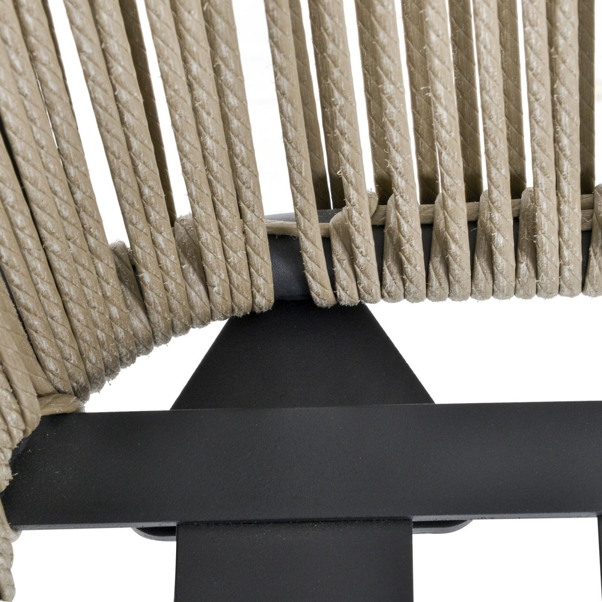 easycomfort easycomfort set 2 poltroncine con tavolino da esterno in pe rattan cachi e grigio