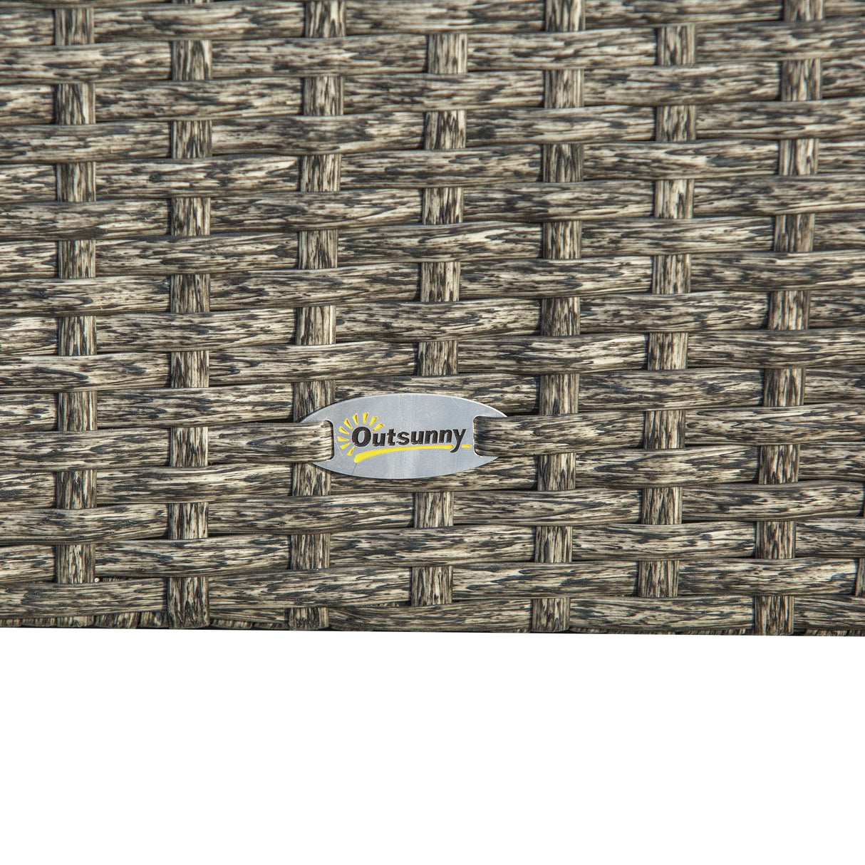 easycomfort easycomfort set 3 pezzi mobili da giardino con 2 divani con cuscini e 1 tavolo in rattan pe salotto da esterno grigio nero