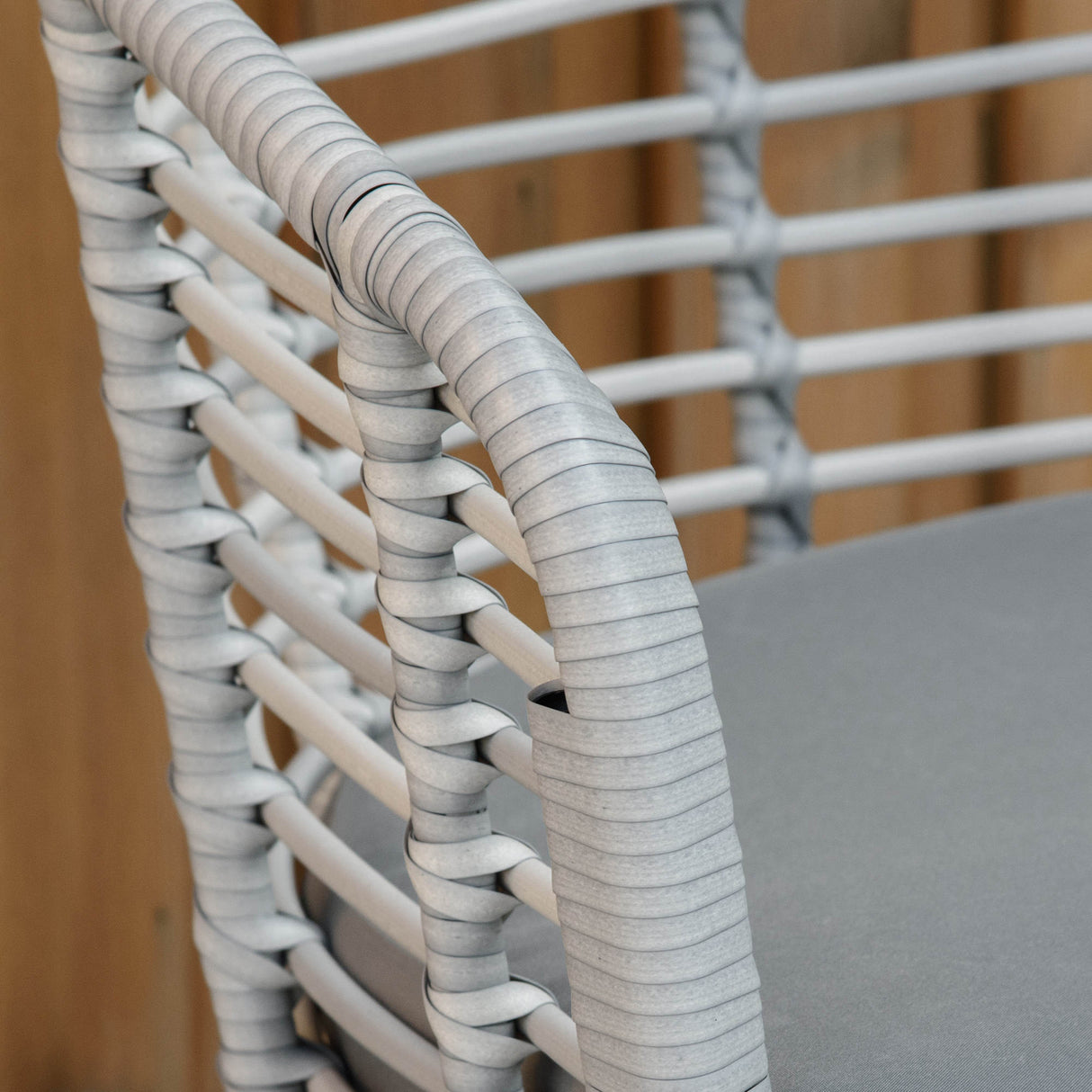 easycomfort set 3pz mobili da giardino in rattan sintetico con 1 tavolino e 2 sedie grigio