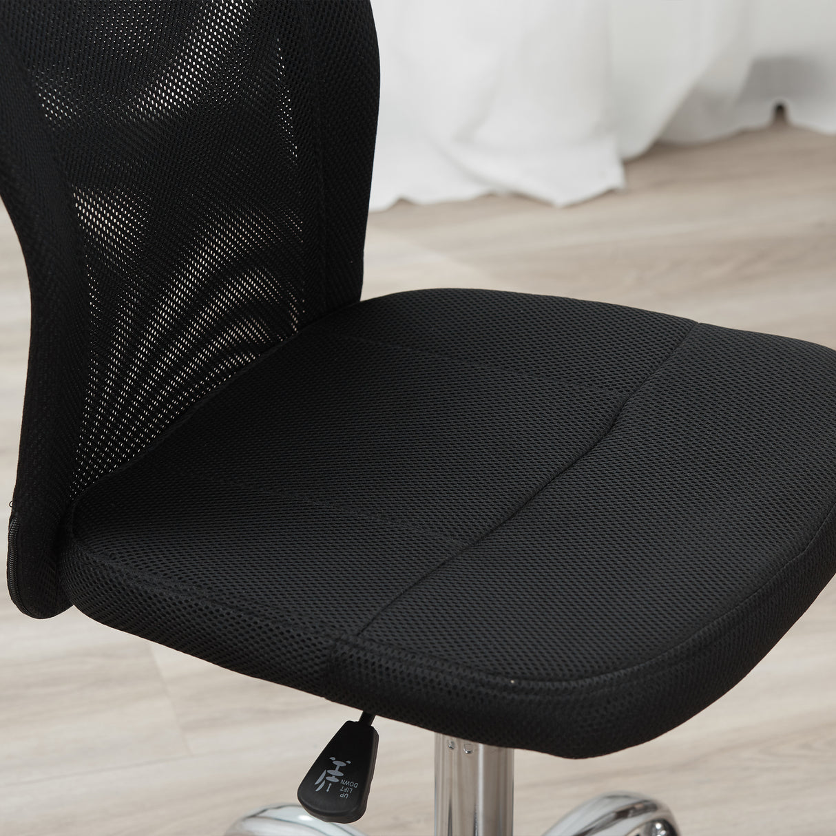 easycomfort easycomfort sedia da ufficio ergonomica senza braccioli tessuto traspirante a rete altezza regolabile e 5 ruote 43x58x90 100cm nero ean 8054111843478
