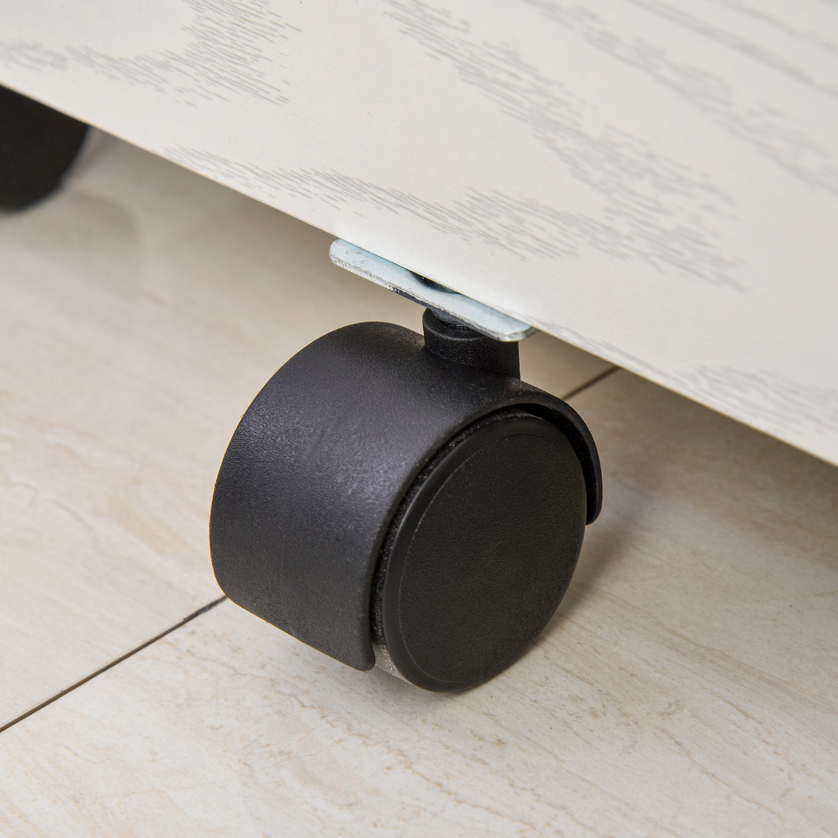 easycomfort easycomfort schedario da ufficio cassettiera per scrivania in legno 2 cassetti serratura con 2 chiavi bianco 40x45x55 6cm ean 8054144133461