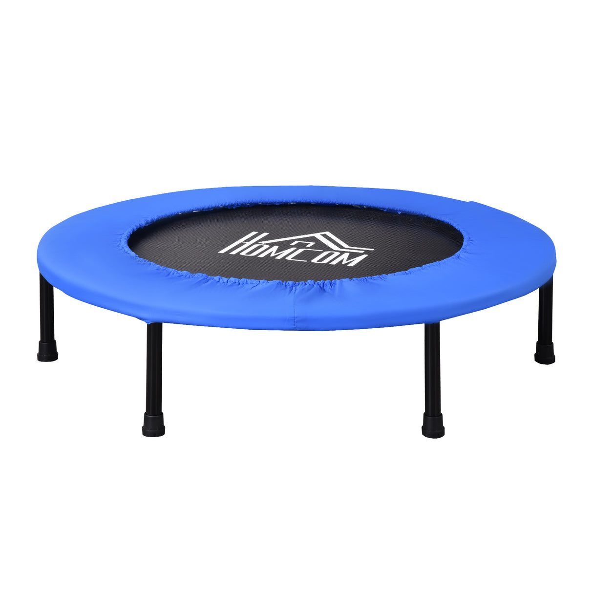 easycomfort easycomfort trampolino elastico per jumping fitness e allenamento a casa molle e struttura in acciaio 91x22 5cm nero e blu
