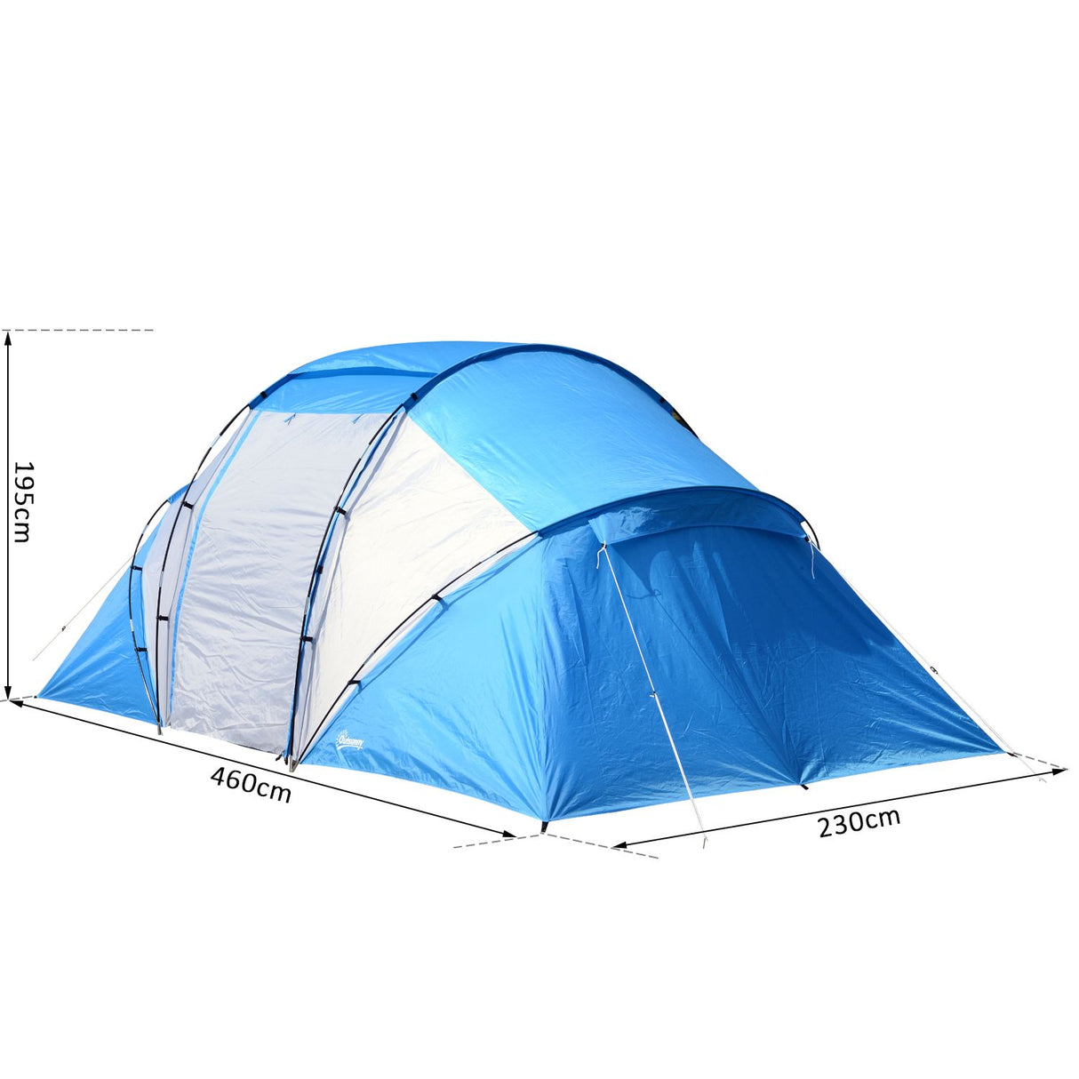 easycomfort easycomfort tenda da campeggio per 6 persone 460 230 195cm