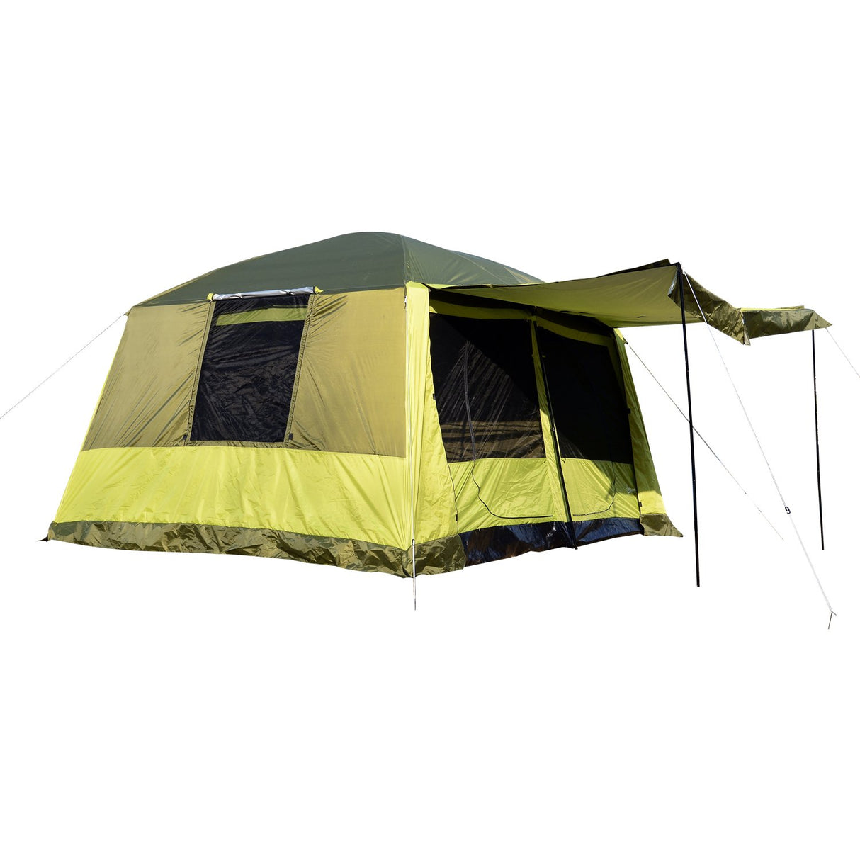 easycomfort easycomfort tenda da campeggio con veranda 8 persone 410 310 225cm