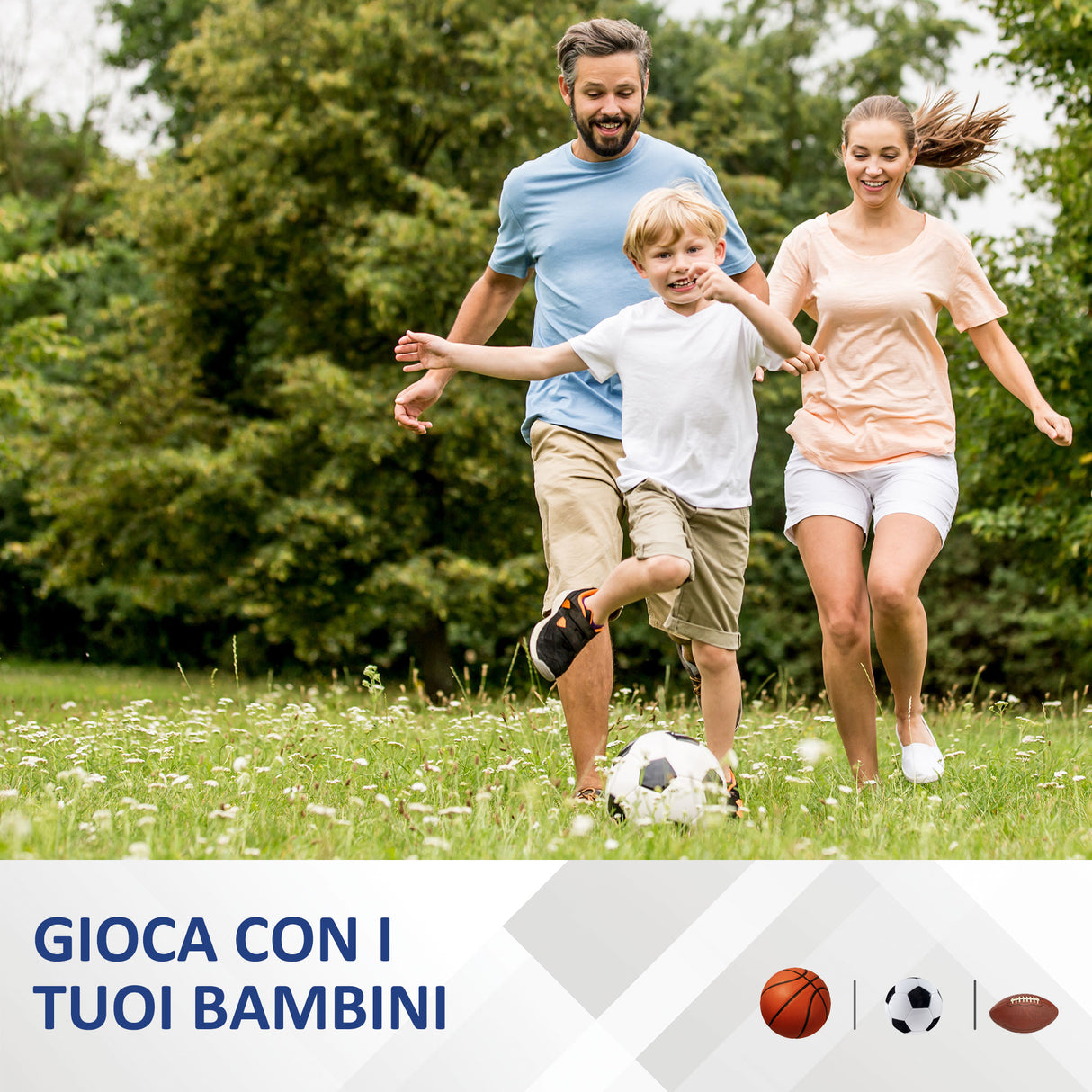 easycomfort easycomfort rete da calcio rebounder pieghevole con angolo regolabile e picchetti 100x95x90 cm blu