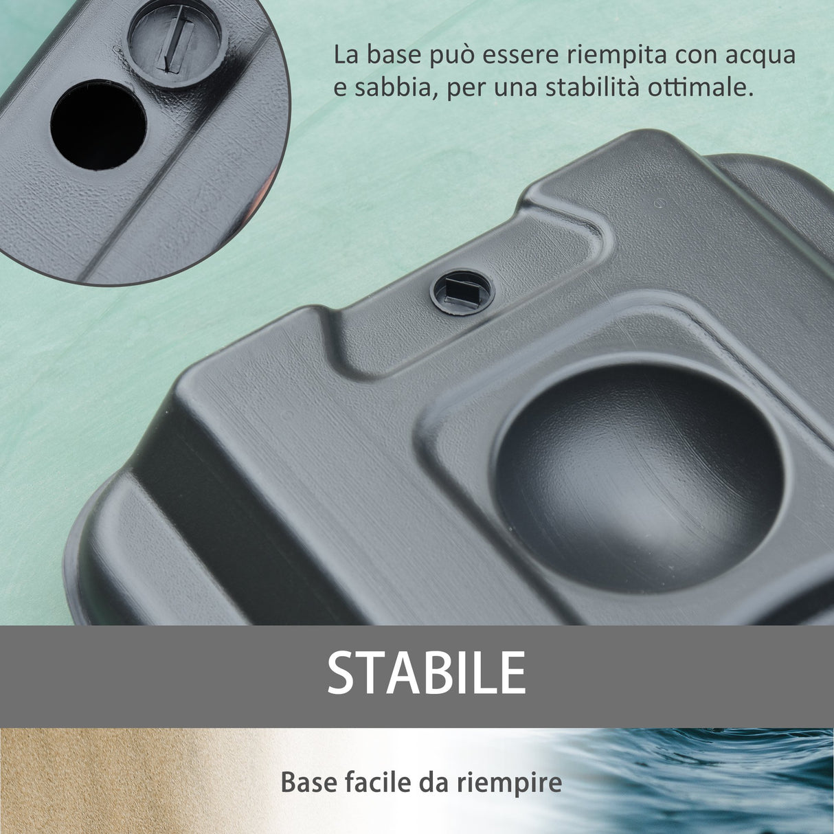 easycomfort easycomfort canestro da basket altezza regolabile in acciaio con base
