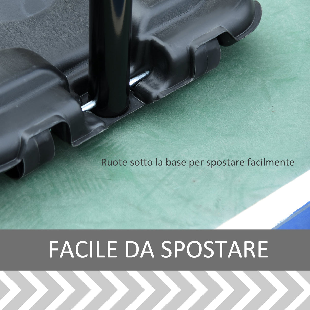 easycomfort easycomfort canestro da basket altezza regolabile in acciaio con base
