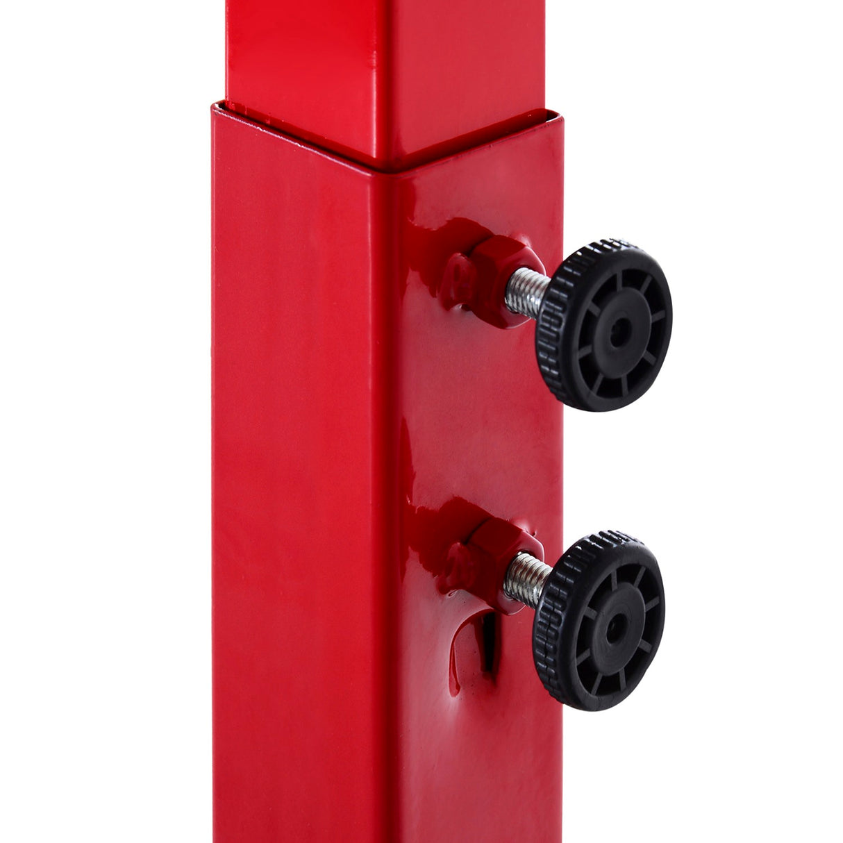 easycomfort easycomfort canestro basket autoportante con altezza regolabile 210 260cm e ruote rosso