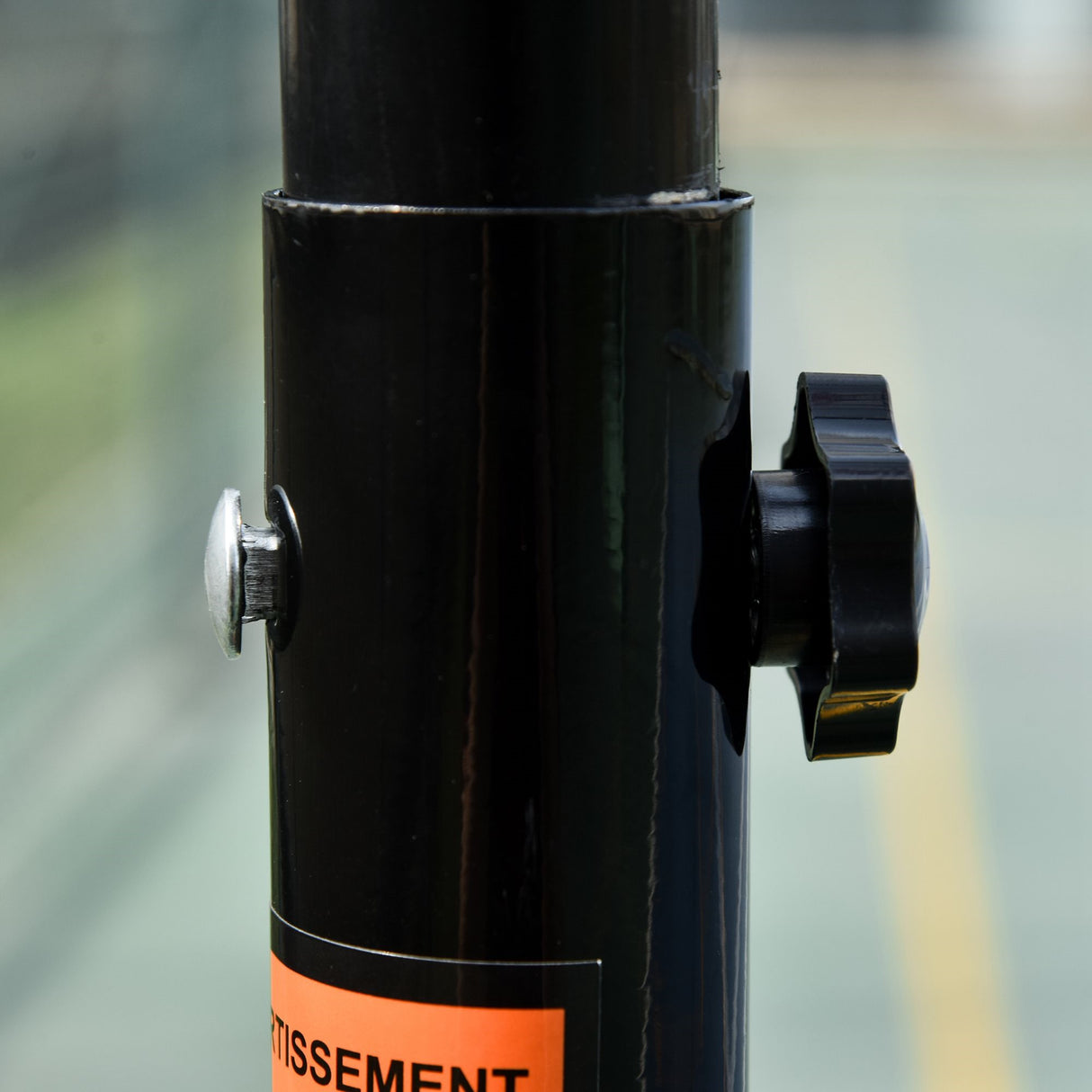 easycomfort canestro basket altezza regolabile 5 livelli 175 215cm struttura metallo con ruote nero