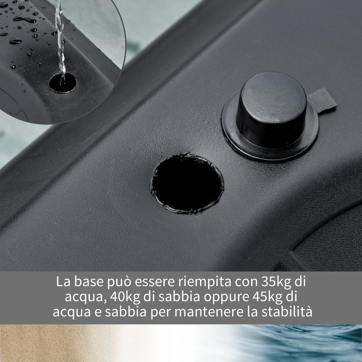 easycomfort canestro basket altezza regolabile 160 210cm struttura in acciaio e base con ruote