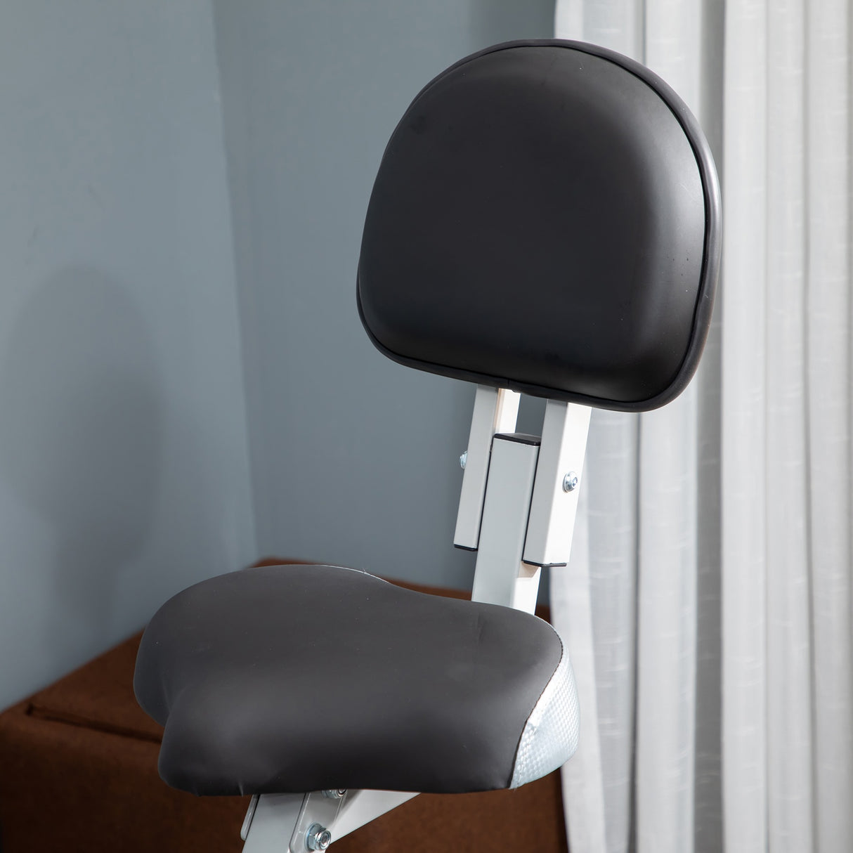 easycomfortsoozier cyclette da camera pieghevole 5 posizioni e 8 livelli di resistenza 43x97x109cm