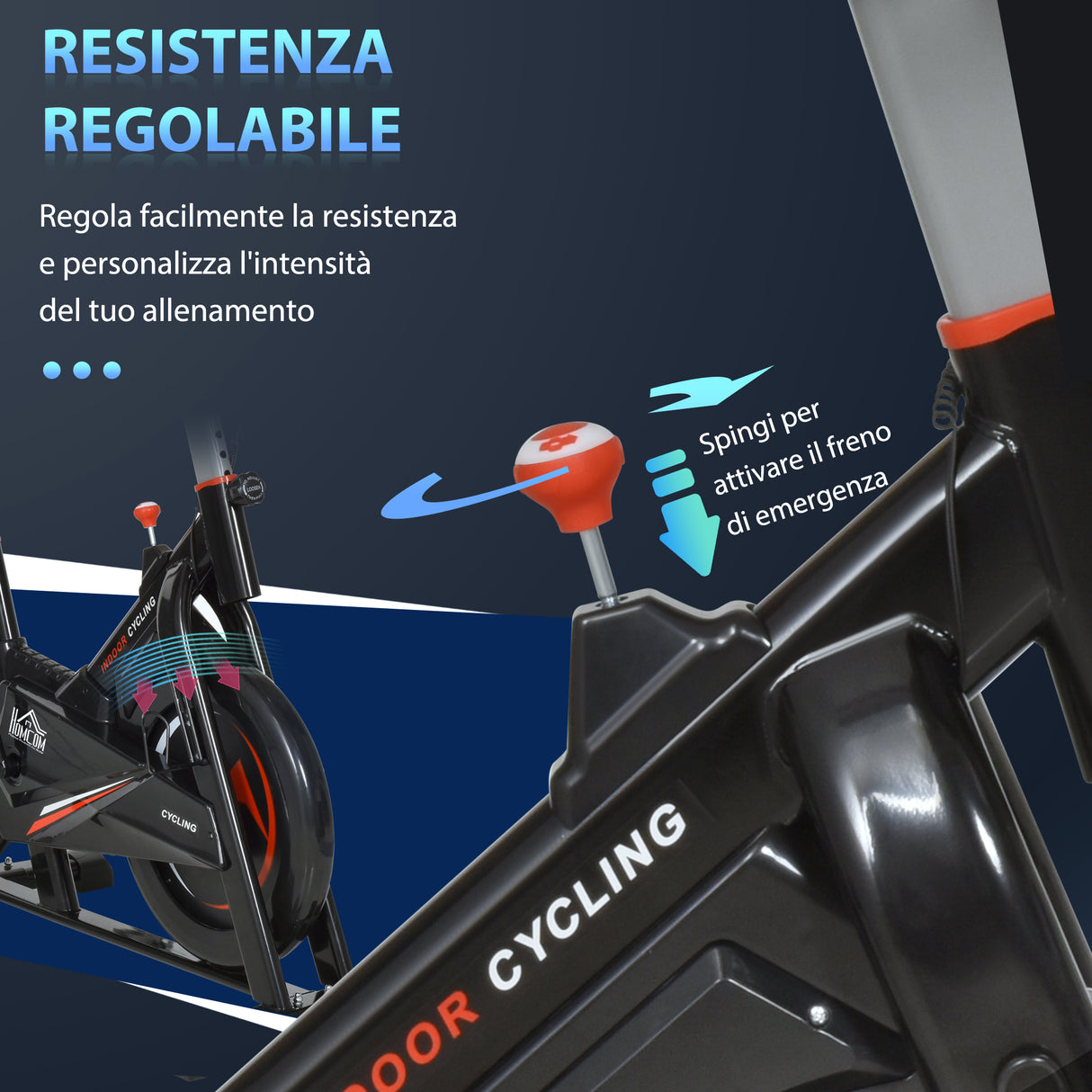 easycomfort easycomfort soozier cyclette per allenamento cardio trainer con monitor lcd in acciaio nero