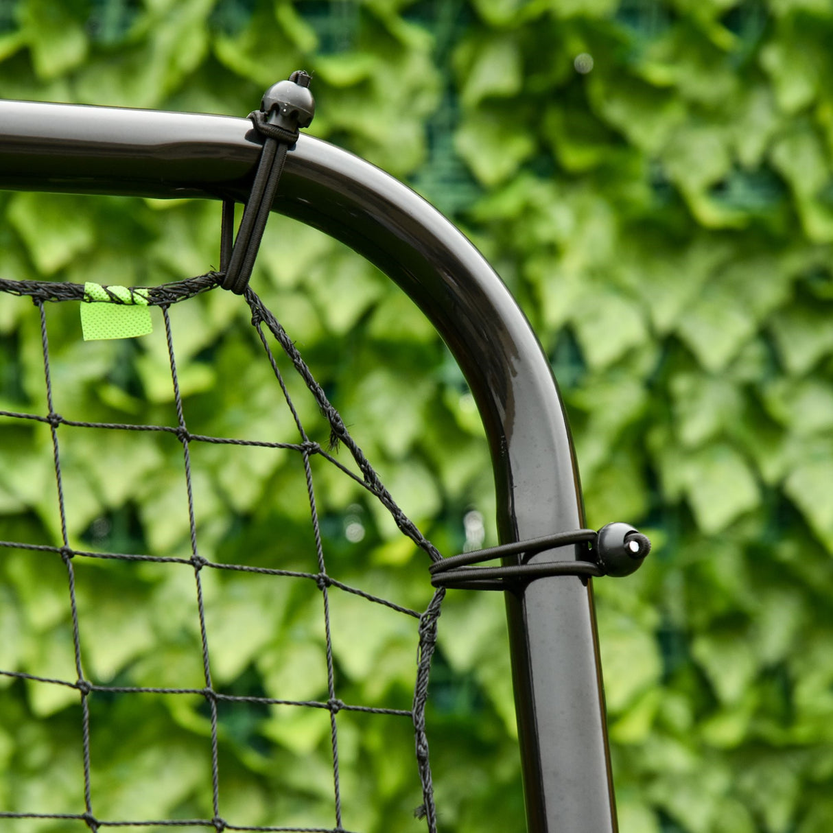 easycomfort easycomfort rete da calcio rebounder pieghevole con bersaglio altezza e angolazione regolabili metallo e pe 123x73x178 5cm nero