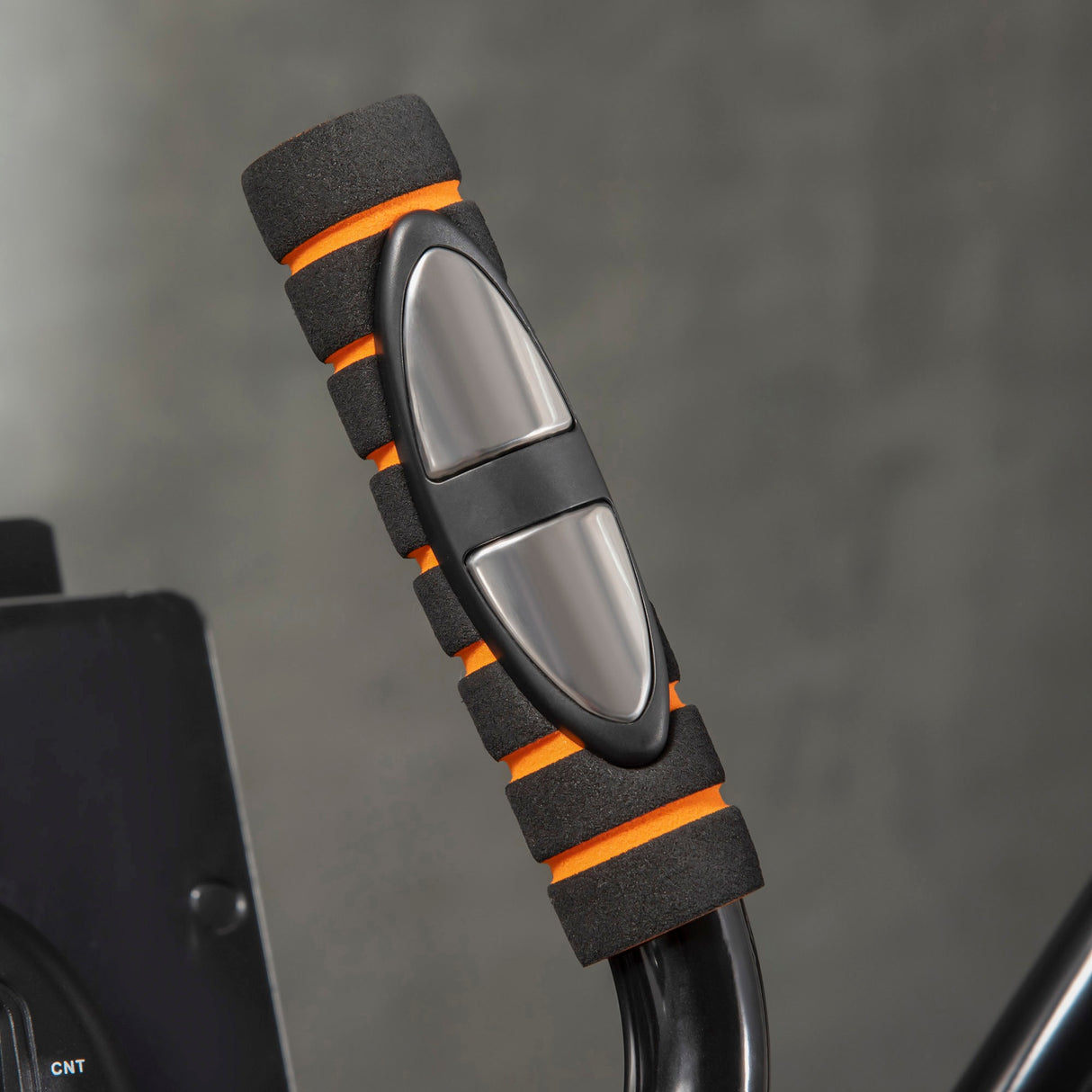 easycomfort cyclette ellittica con 4 livelli di resistenza monitor lcd e 2 ruote in acciaio e abs 90x62x150 cm nero