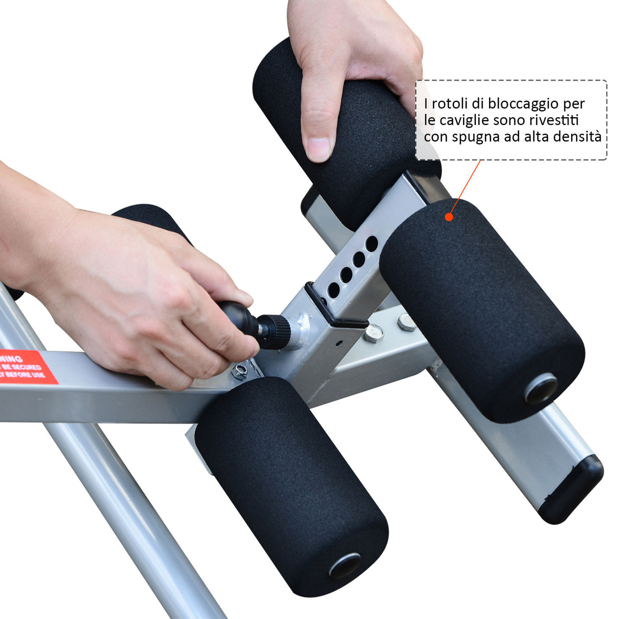 easycomfort easycomfort panca a inversione gravitazionale professionale imbottita 65x112 142x126