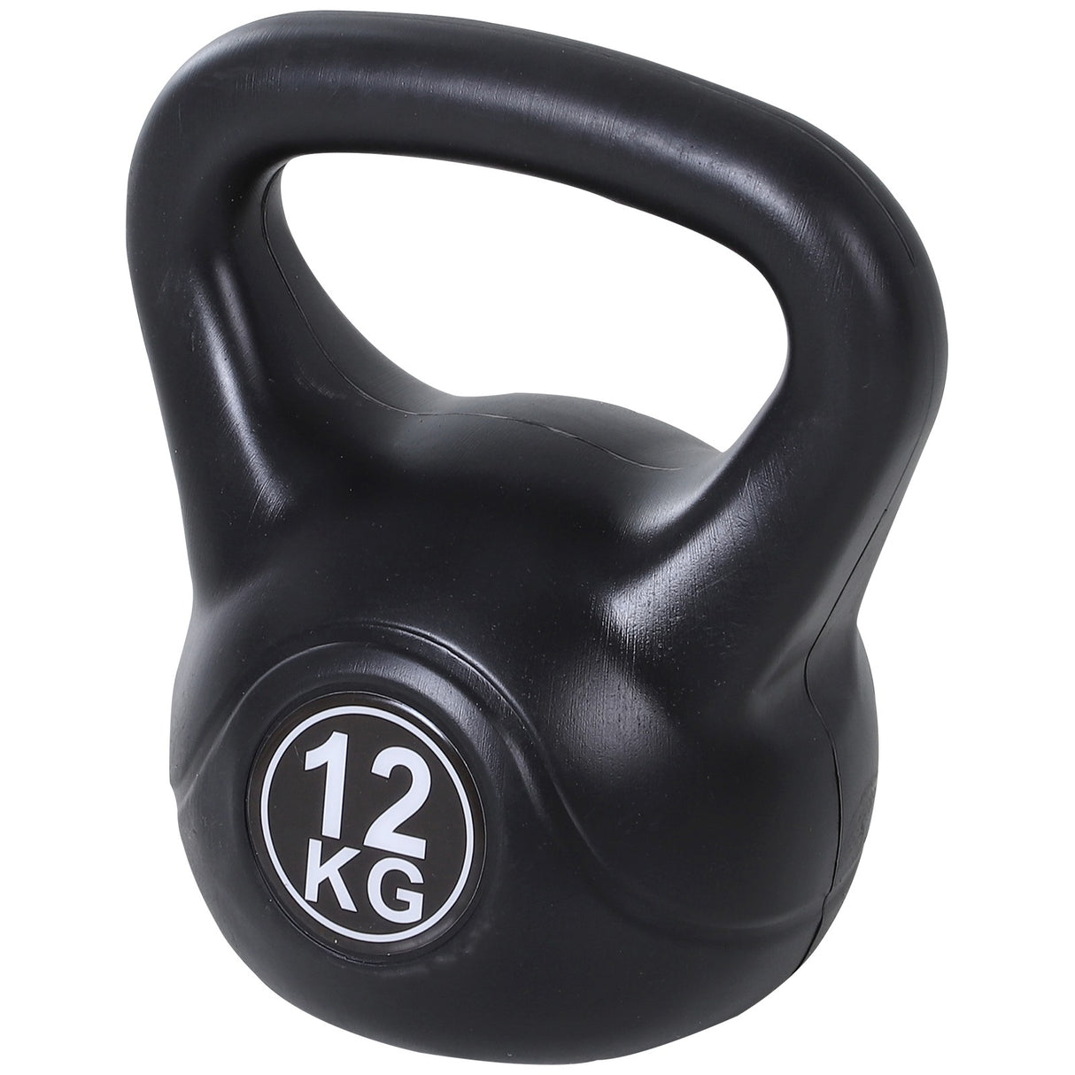 easycomfort easycomfort kettlebell 12 kg per allenamento cross training nero