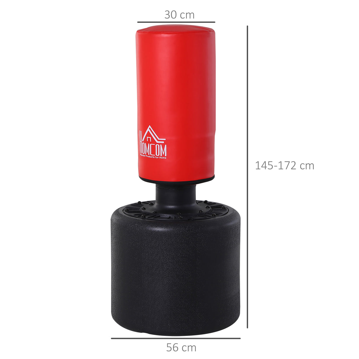 easycomfort easycomfort sacco boxe da terra altezza regolabile 145 172cm con base riempibile