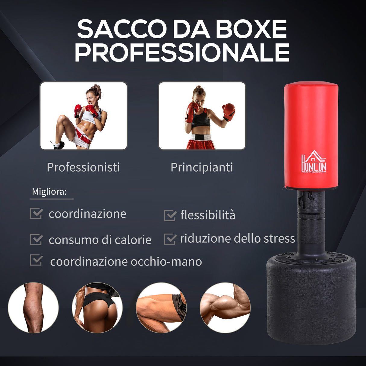 easycomfort easycomfort sacco boxe da terra altezza regolabile 145 172cm con base riempibile