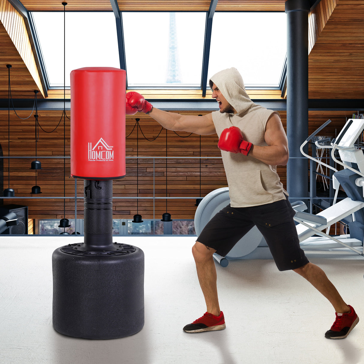 easycomfort easycomfort sacco boxe da terra altezza regolabile 145 172cm con base riempibile