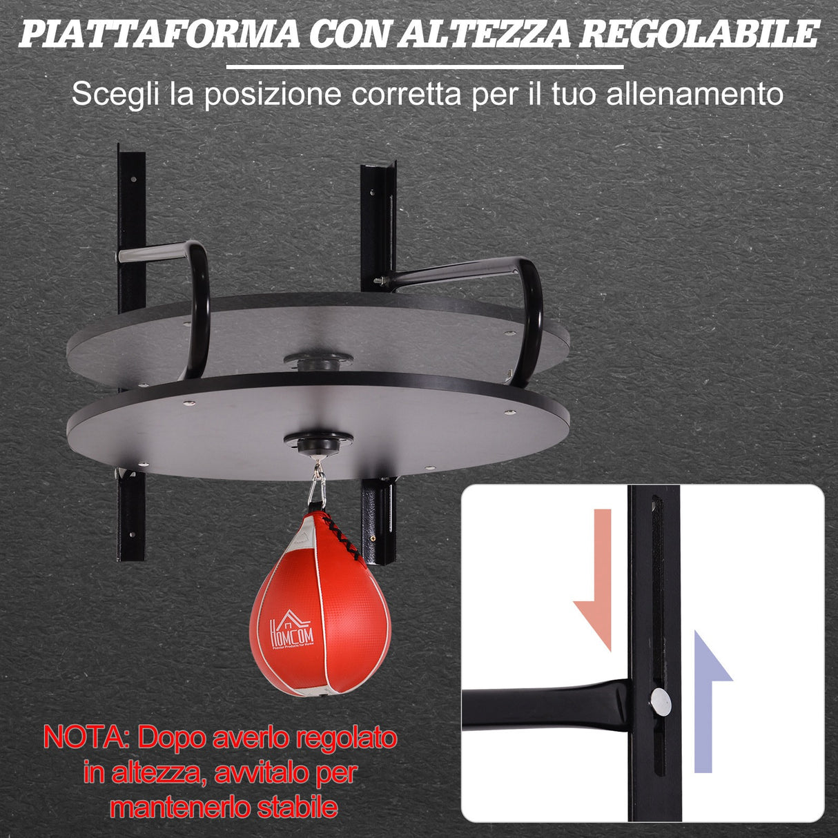 easycomfort easycomfort sacco boxe pera veloce con piattaforma e accessori inclusi