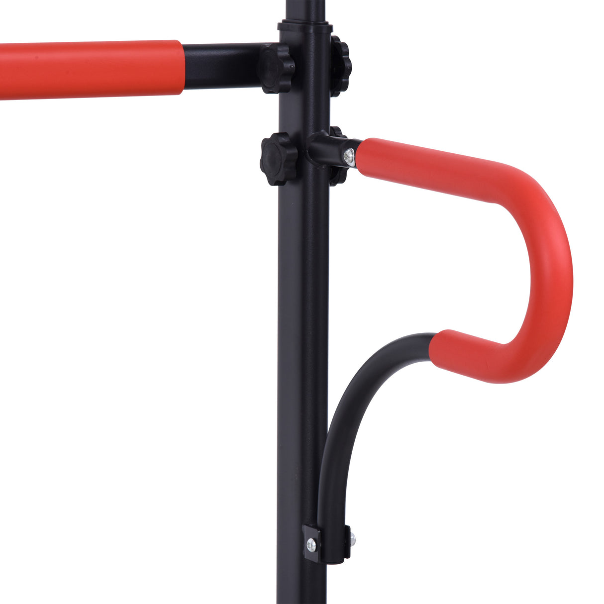easycomfort easycomfort barra per trazioni power tower stazione fitness multifunzione regolabile 171 219cm nero rosso