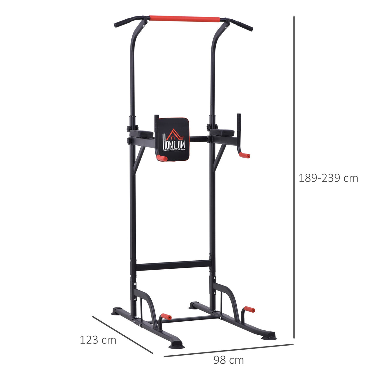 easycomfort easycomfort barra per trazioni power tower stazione fitness multifunzione 181 229cm