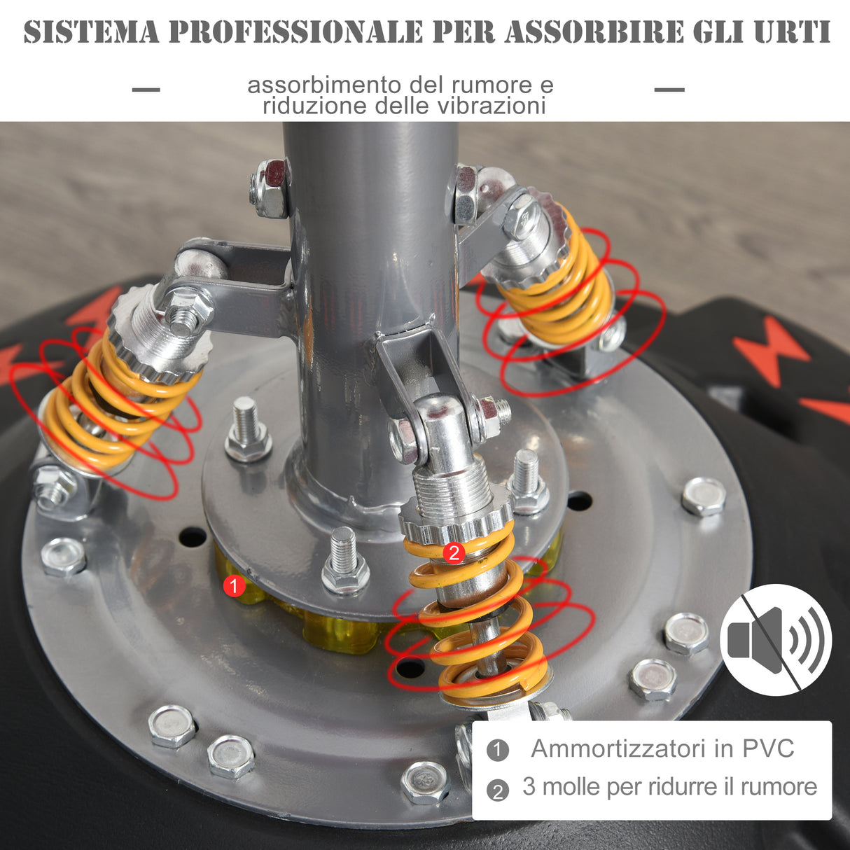 easycomfort easycomfort sacco boxe da terra con supporto per allenamento professionale a casa o in palestra nero e rosso 60 x 180 cm