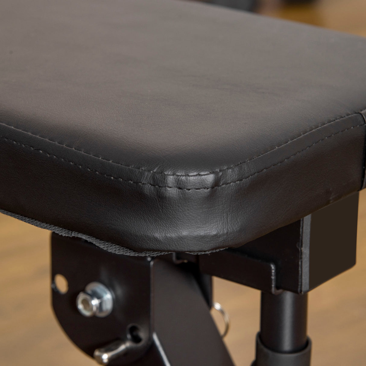 easycomfort panca pesi pieghevole con 8 altezze regolabili per sollevamento pesi e trazioni in acciaio e pu 140x73x98 122cm nera