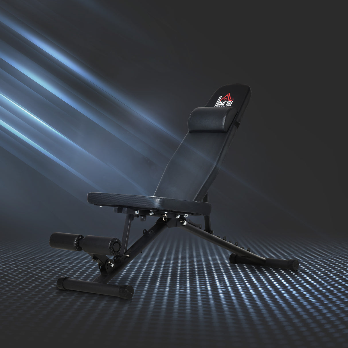 easycomfort easycomfort panca pesi multifunzione per palestra pieghevole e regolabile 145x55x41 114cm nero