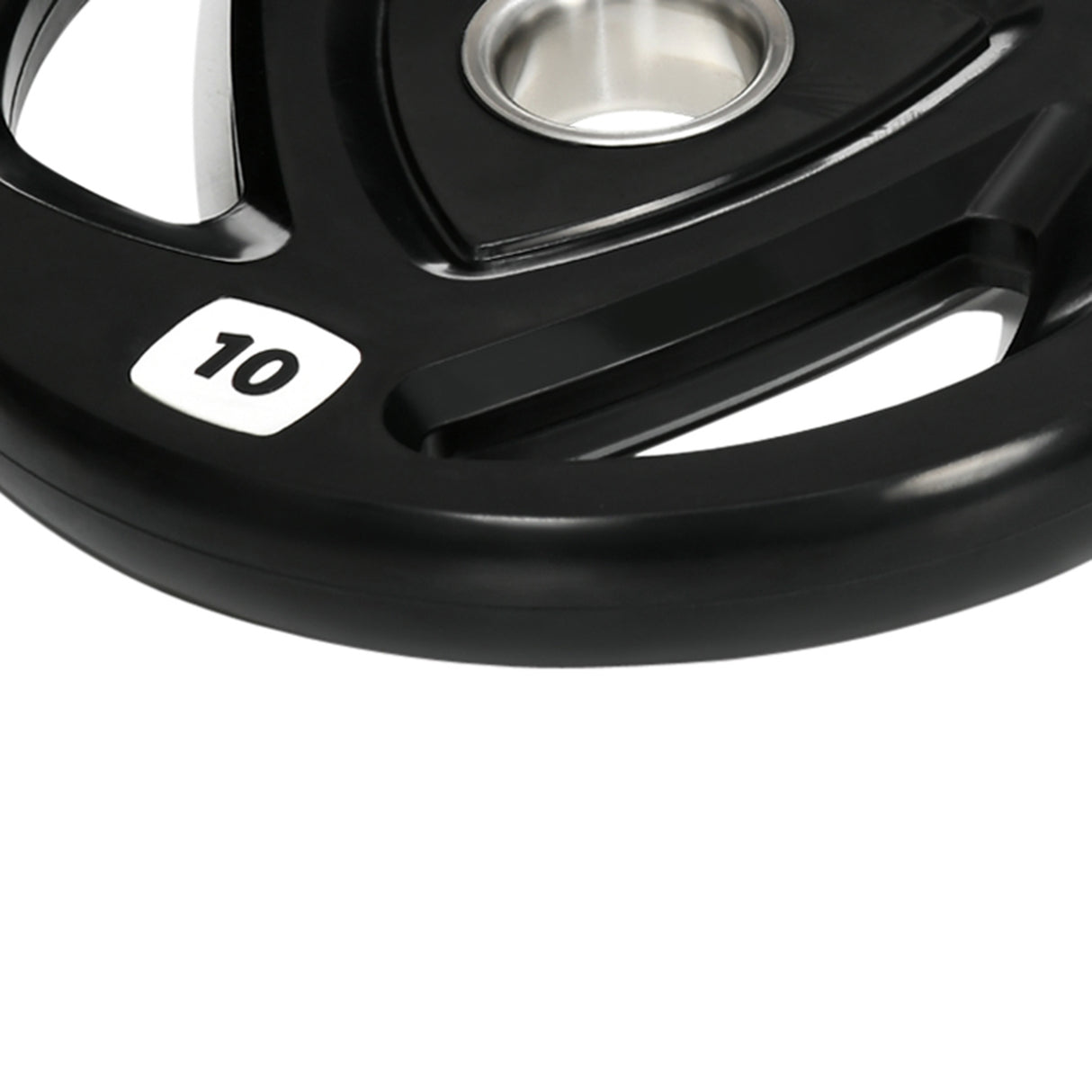 easycomfort set di 2 dischi pesi da 10kg in acciaio con rivestimento in gomma per bilanciere