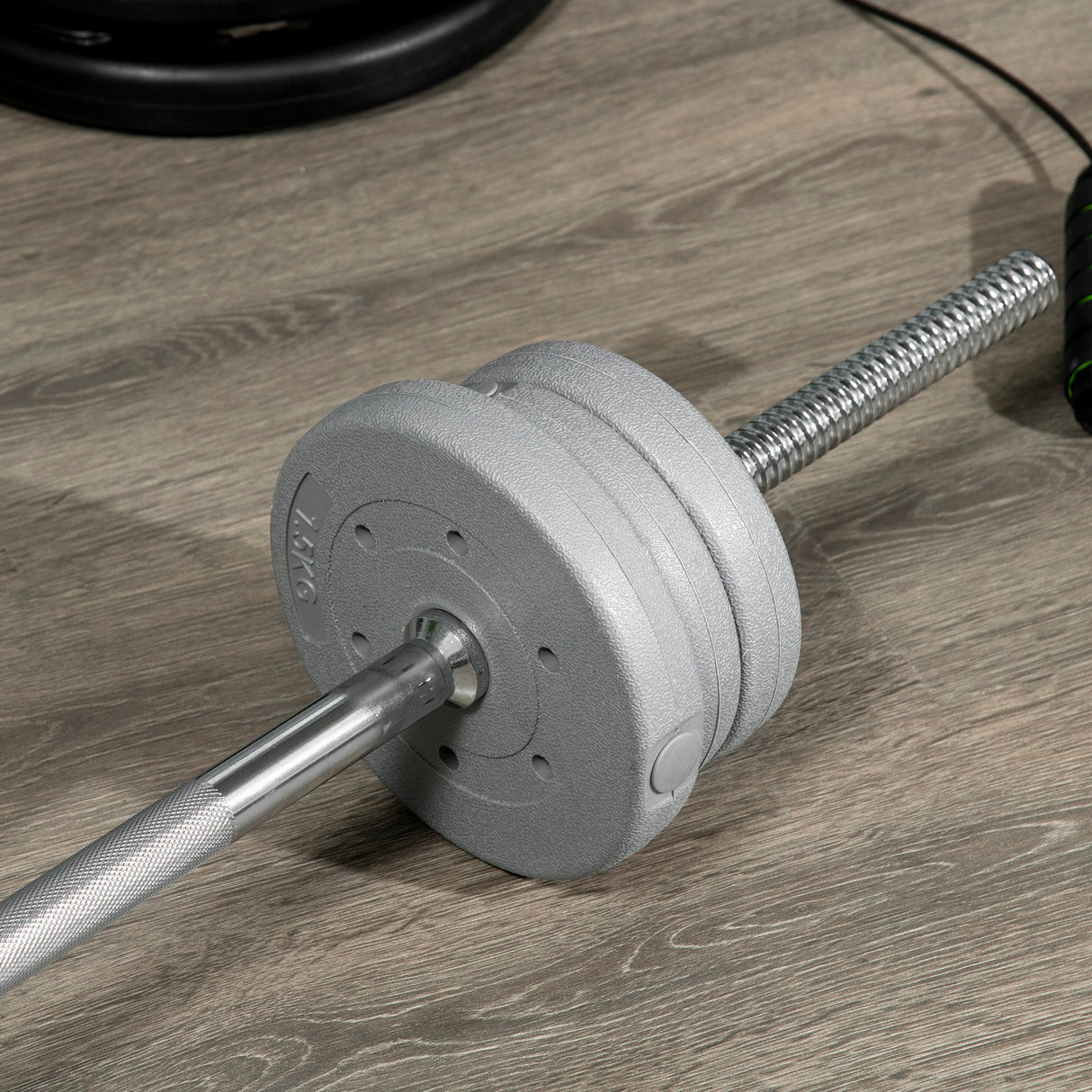 easycomfort bilanciere da squat stacchi da terra e sollevamenti per pesi da o2.5 cm da 100kg mx in acciaio o2.5x170 cm argento