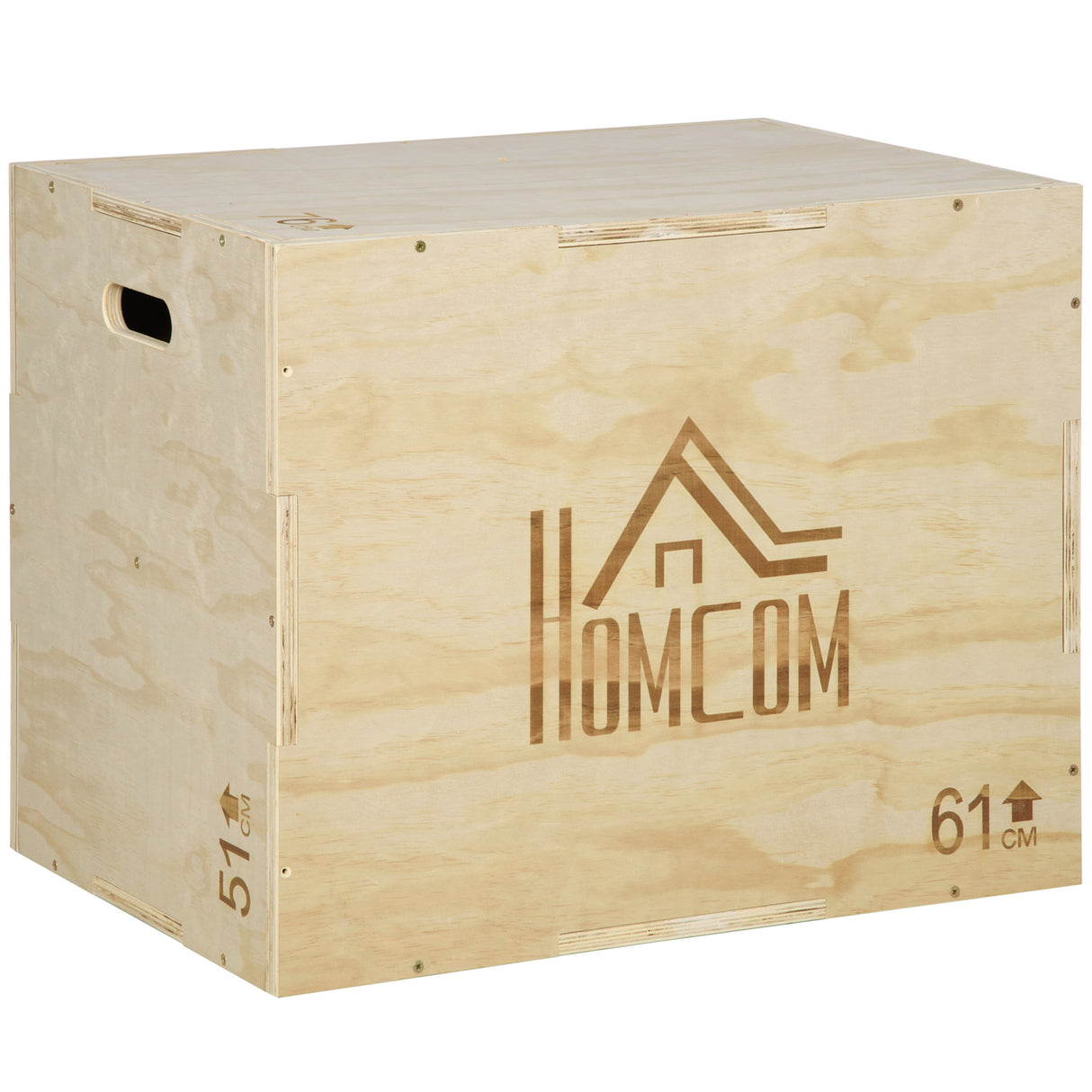 easycomfort plyo box in legno a 3 altezze jumping box pliometrico capacita 120kg 61x51x76cm