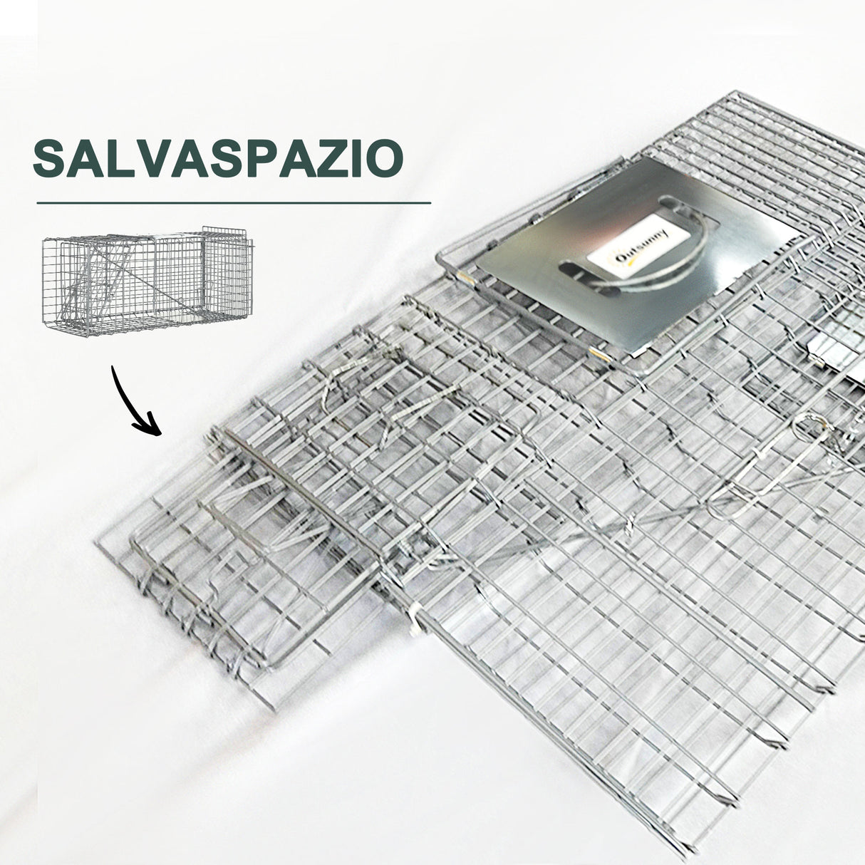 easycomfort easycomfort trappola per ratti topi e nutrie pieghevole in acciaio