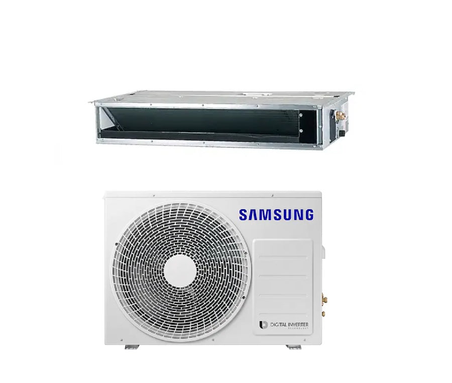 samsung condizionatore samsung inverter canalizzato 9000 btu ac026mnldkh r 410a wi fi optional con comando a filo incluso