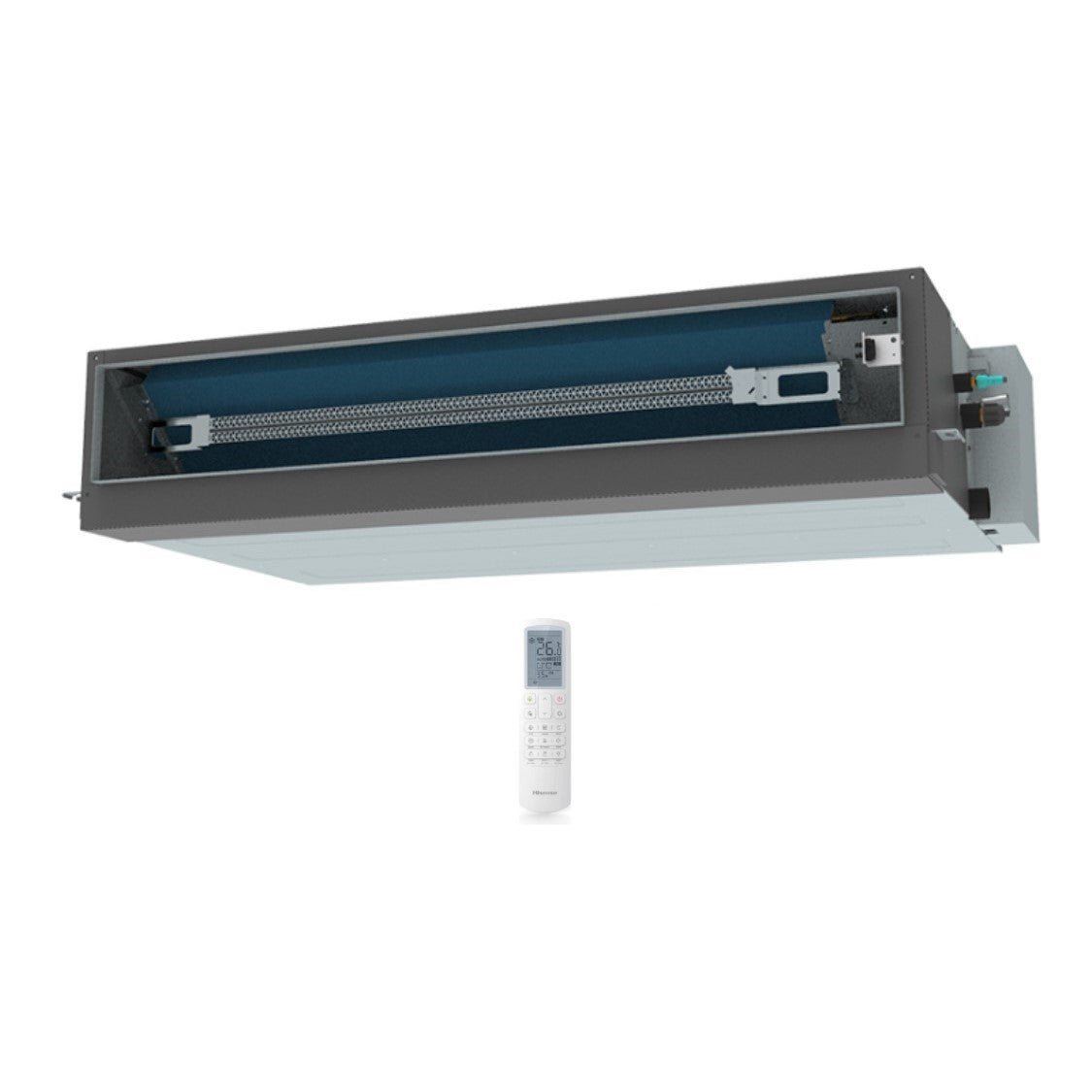Hisense Ducted Indoor Unit 24000 Btu AUD71UX4RFM8 R-32 Wi-Fi Optional with Remote Control and Wired Control as standard