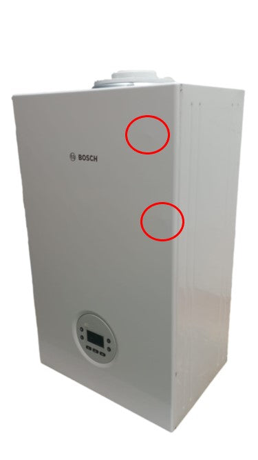 junkers bosch area occasioni caldaia a condensazione junkers bosch condens 1200 w gc1200w 2424 c 23 low nox metano 7716704745 completa di kit scarico fumi