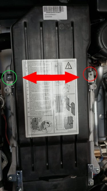 ariston area occasioni caldaia a condensazione ariston hs premium 24 e metano completa di kit scarico fumi