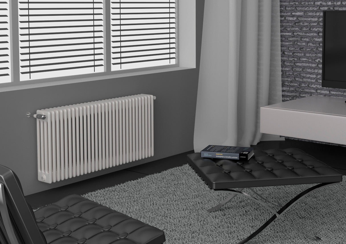 cordivari batteria completa radiatore in acciaio cordivari ardesia 4 colonne da 3 a 24 elementi interasse 700 mm altezza 756 mm con tappi e riduzioni inclusi