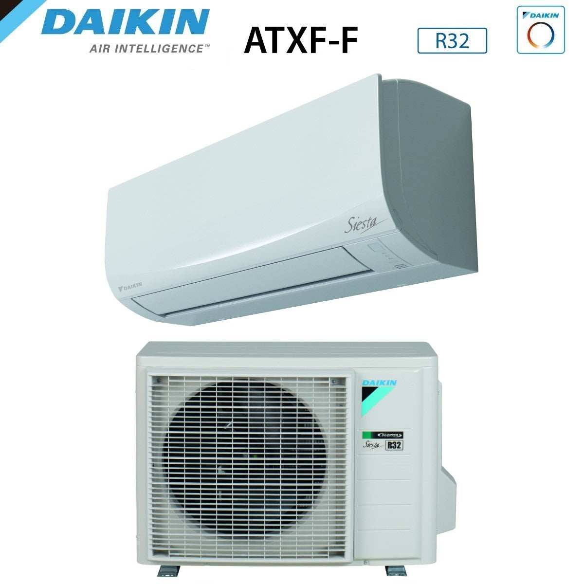 daikin condizionatore daikin inverter serie siesta atxf f 24000 btu atxf71f arxf71f r 32 wi fi integrato