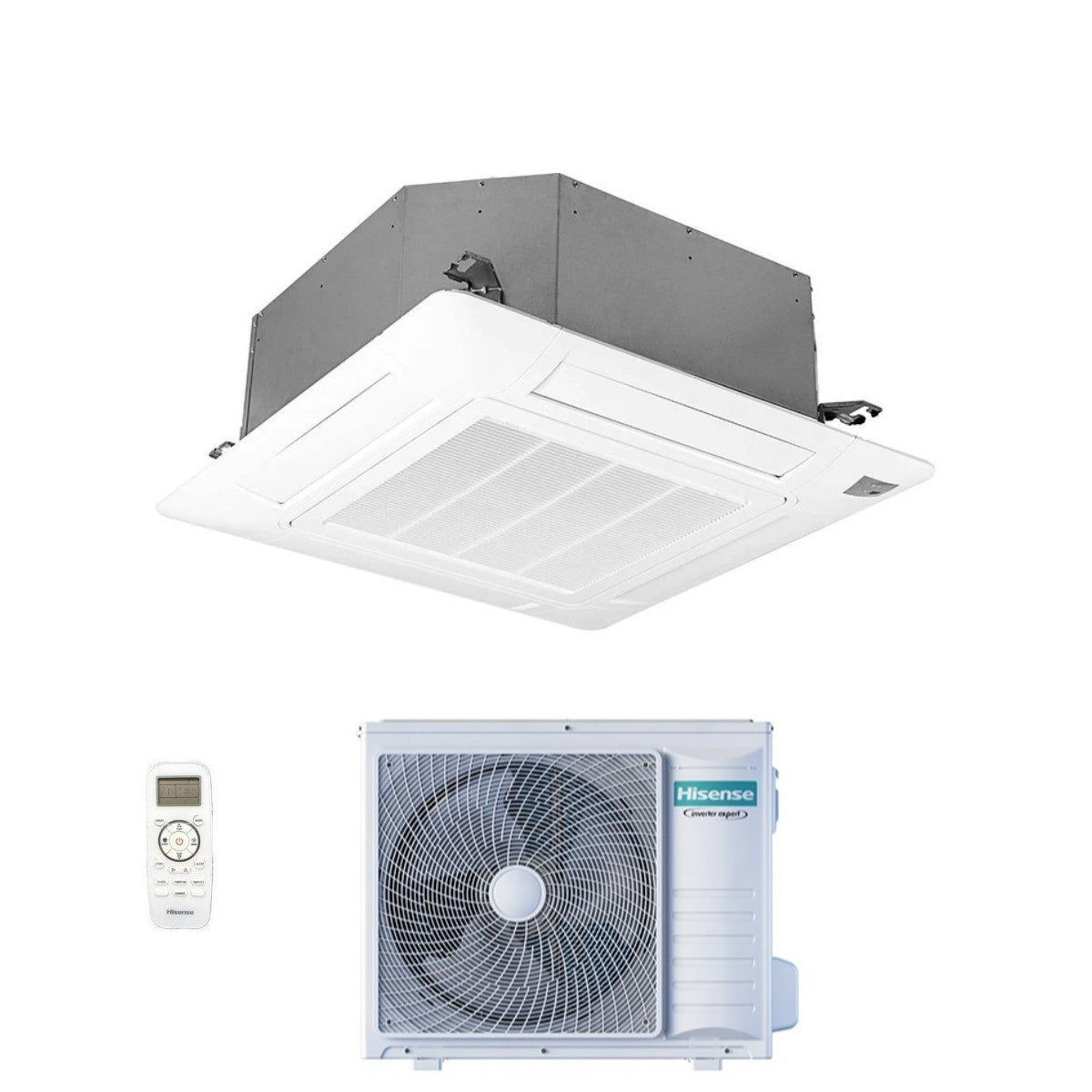 immagine-1-climatizzatore-condizionatore-hisense-a-cassetta-24000-btu-auc71ur4rgb4auw71u4rj7-r-32-wi-fi-optional-con-telecomando-e-pannello-incluso-novita
