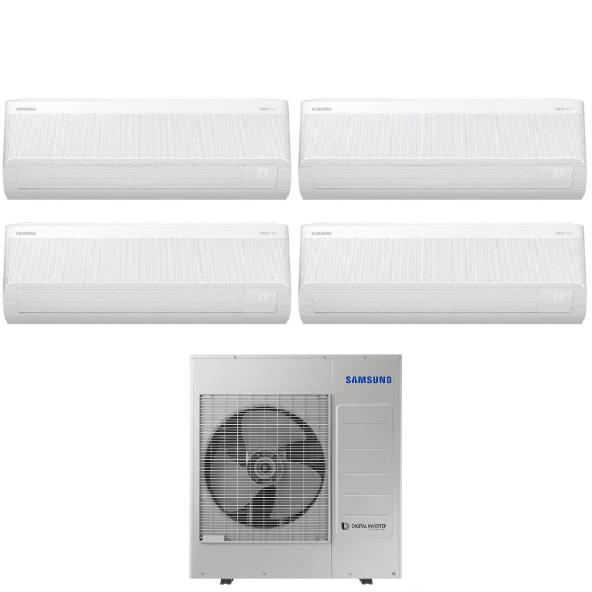 climatizzatore condizionatore samsung quadri split inverter serie windfree avant 7_9_9_18 con aj100txj5kg r 32 wi fi integrato 7000_9000_9000_18000 novita